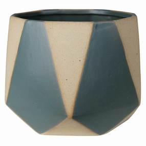 Calico Cachepot, Ceramic - Green Vase,Ceramic Vase