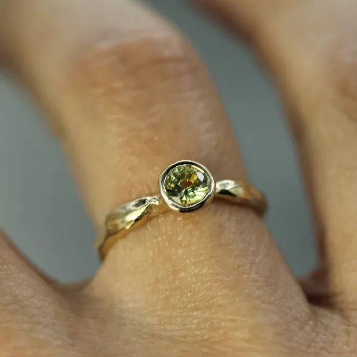 Calm Water Sapphire Ring