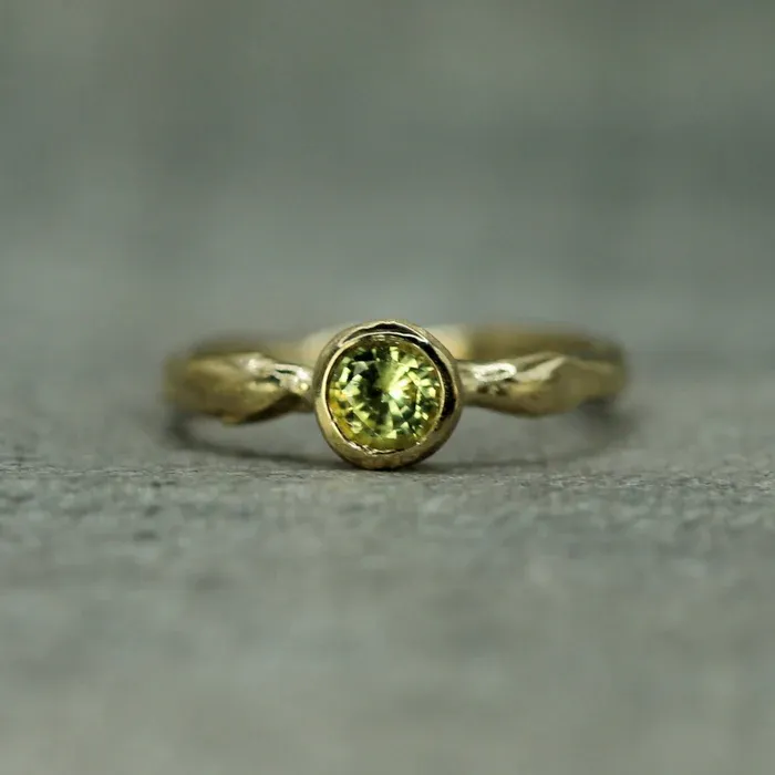 Calm Water Sapphire Ring