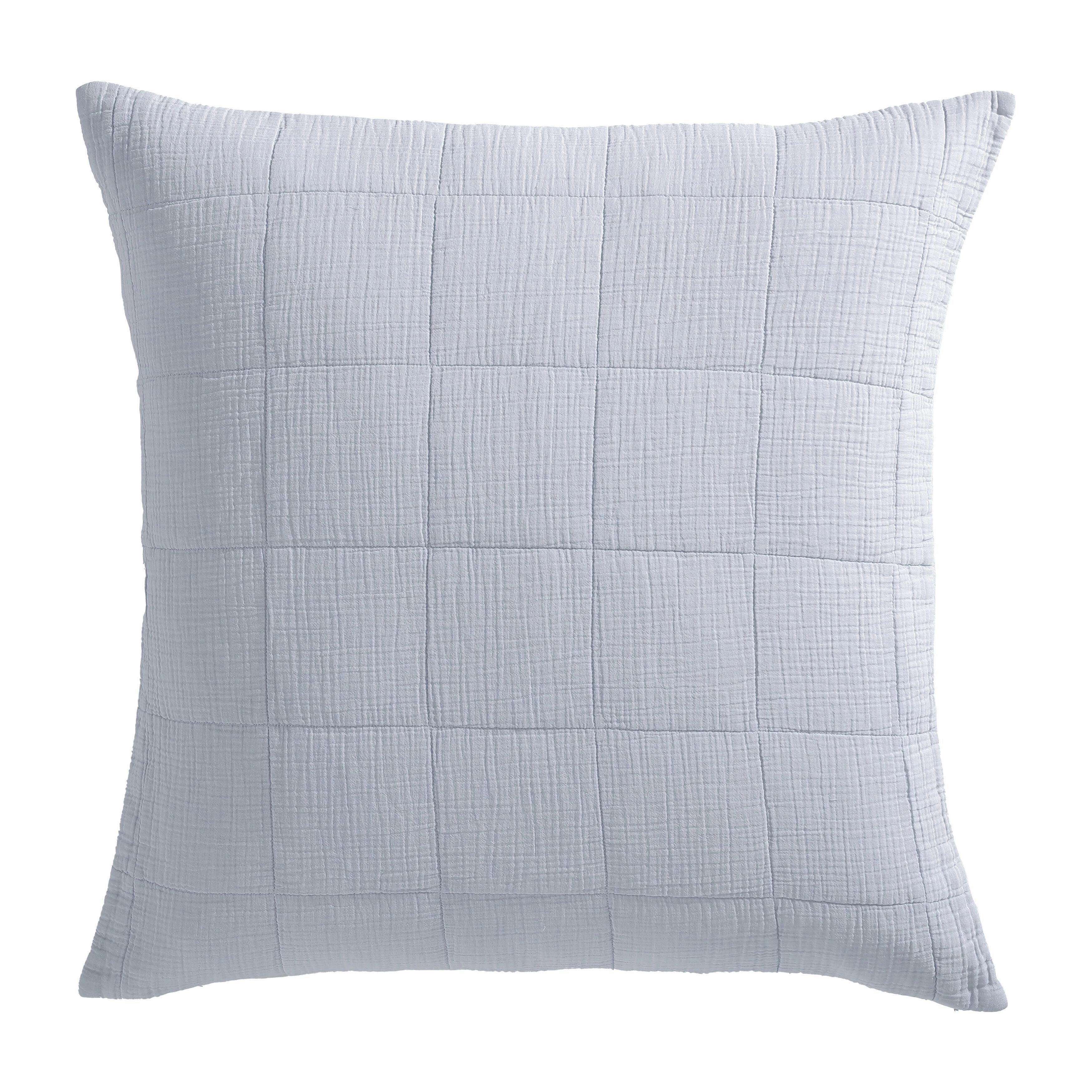 Calvin Klein Cotton Gauze Solid Cotton 2 Piece Euro Sham Set