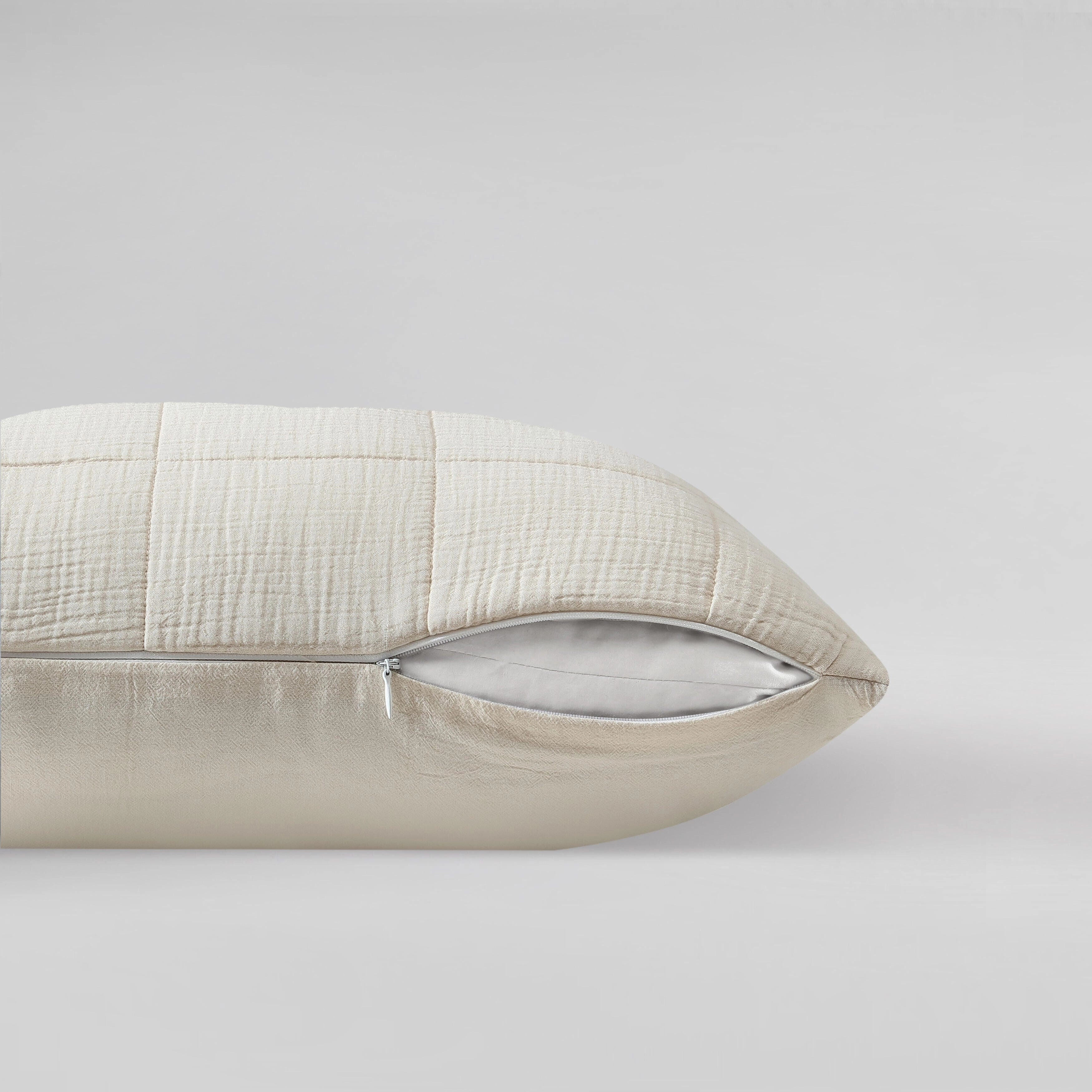 Calvin Klein Cotton Gauze Solid Cotton 2 Piece Euro Sham Set