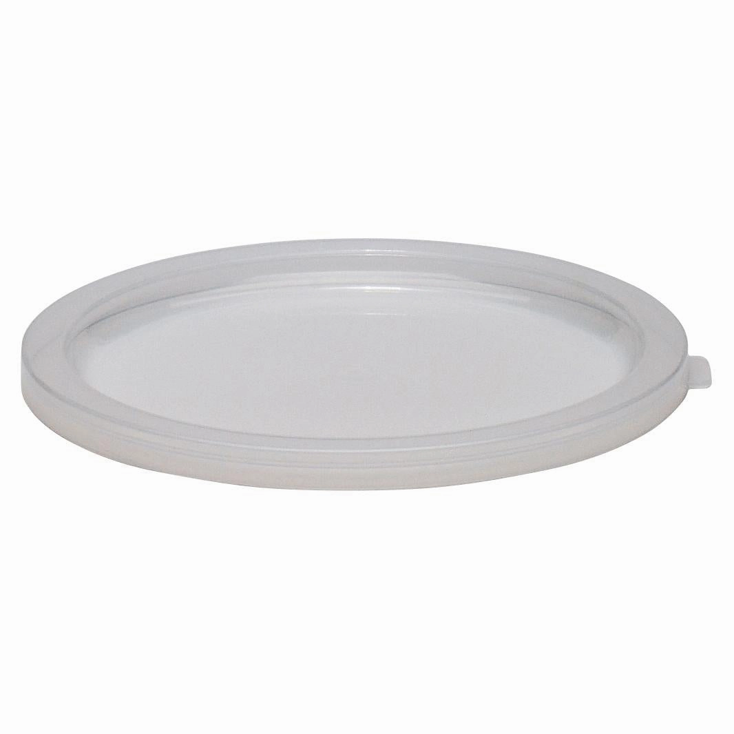 Cambro RFSC12148 Round Storage Container Cover for 12, 18 & 22 Qt Containers, White Figurines,Home Decor Statues