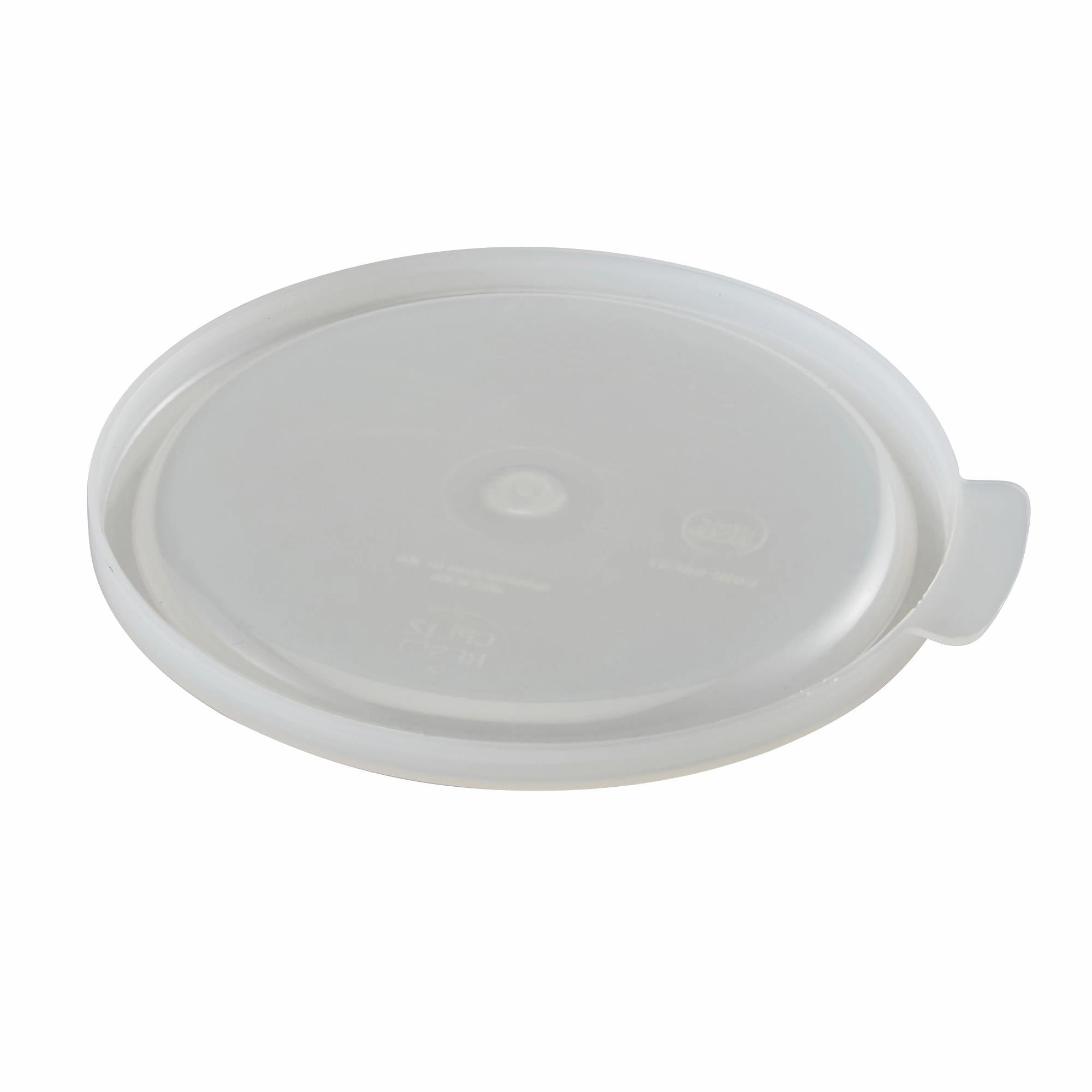 Cambro RFSC1 Round Storage Container Cover for 1 Qt Containers Fits RFS1148, White Figurines,Home Decor Statues