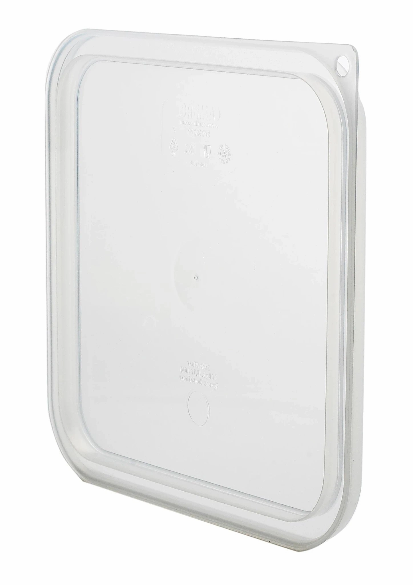 Cambro SFC6SCPP190 CamSquare Seal Cover for 6 & 8 Qt Containers, Translucent
