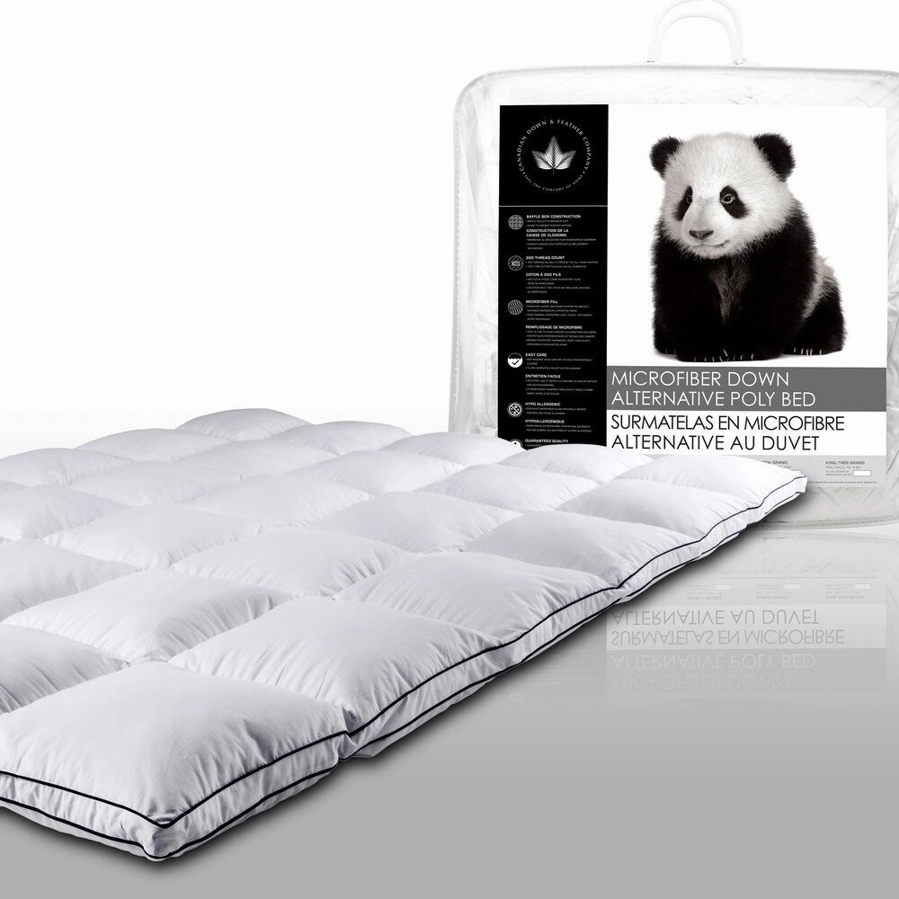 Canadian Down & Feather Company Microfiber Down Alternative Fiber Bed mattress pads,mattress topper,bed protection