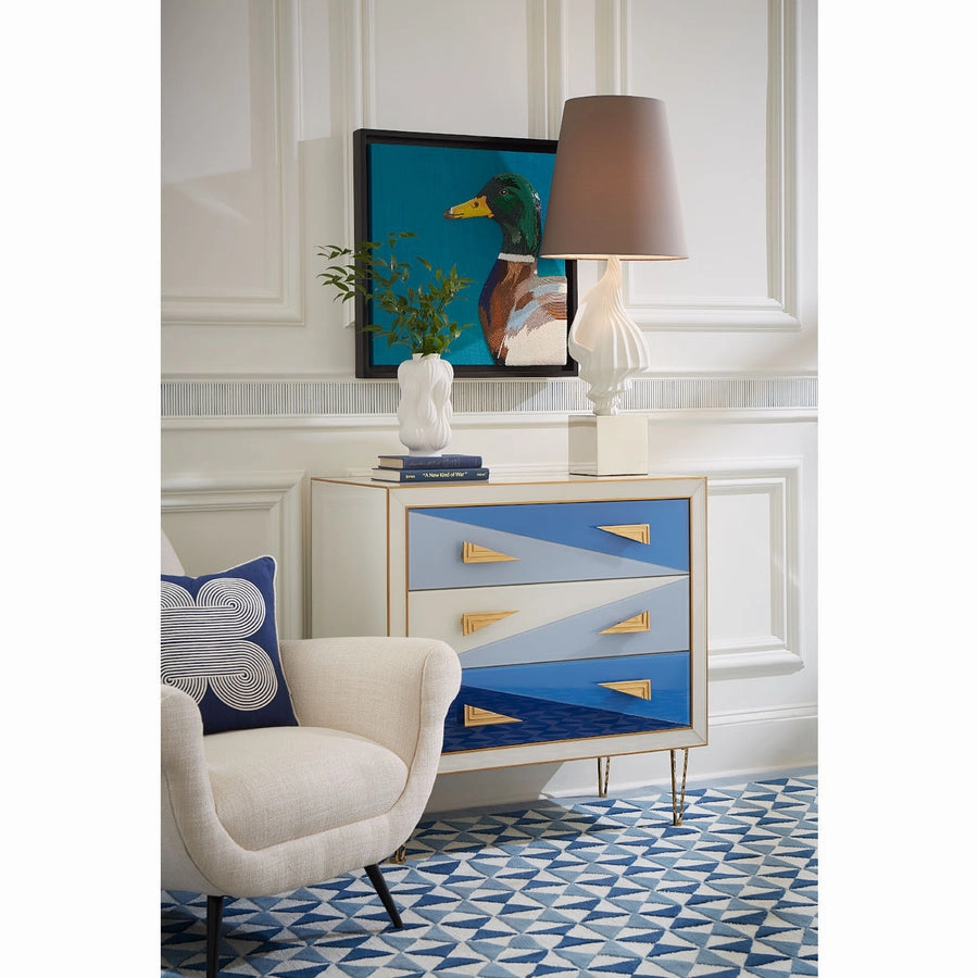 Carved Porcelain Vase L | Jonathan Adler Balloon