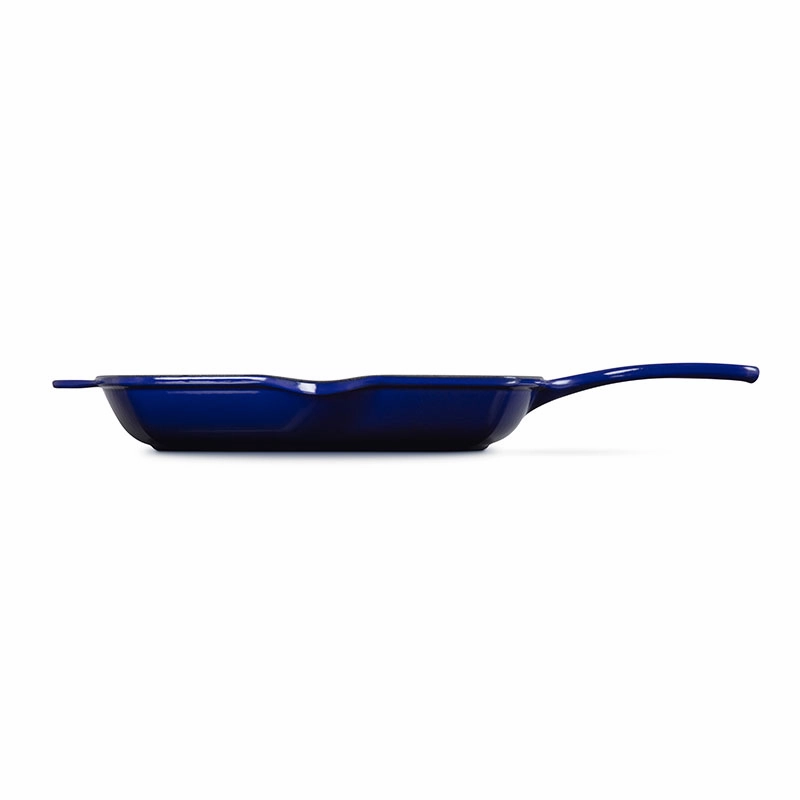 Cast Iron Square Skillet Grill, 26cm, Indigo