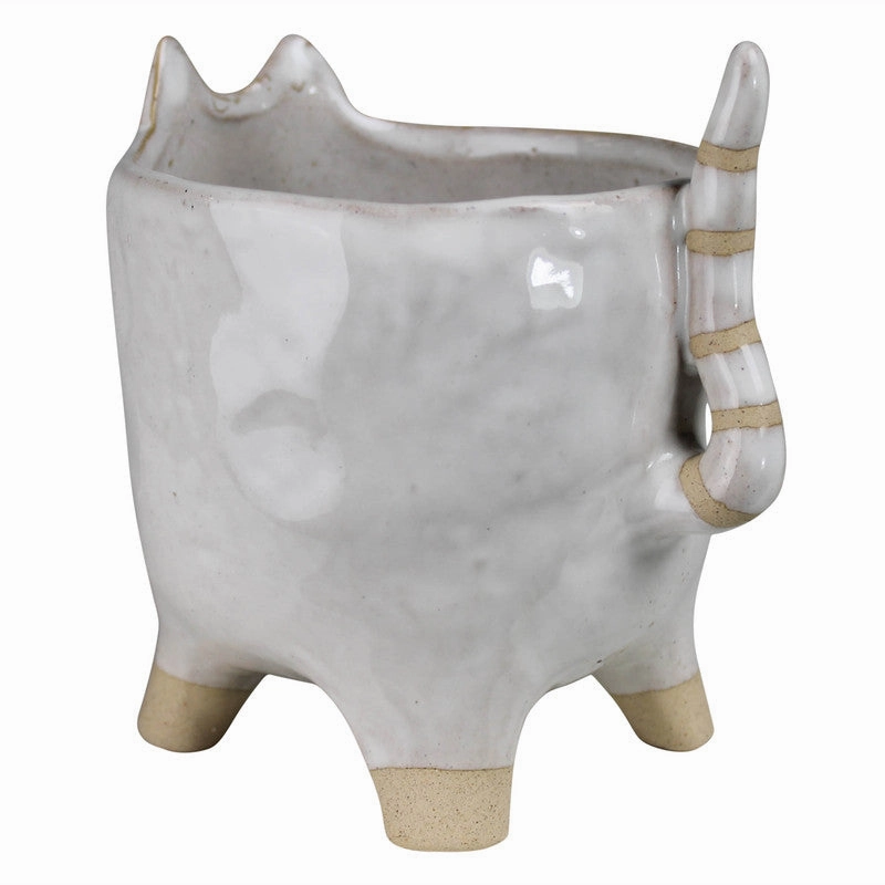 Cat Cachepot, Ceramic