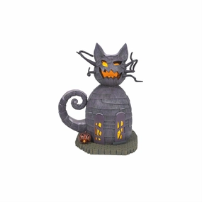 Cat House Figurine Decorative Mirror,Home Decor Mirror