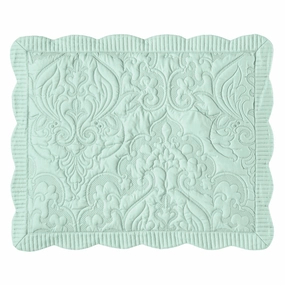 Catherine Embroidered Medallion Scalloped Edge Pillow Sham pillowcases,cotton pillow covers,bed linen