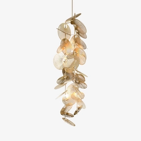 Cattail Leaf Chandelier chandelier,ceiling light,decorative lighting