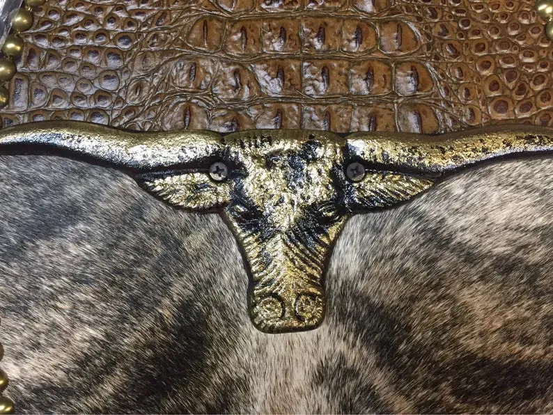 Cattlemans Leather Deco Toilet Seat