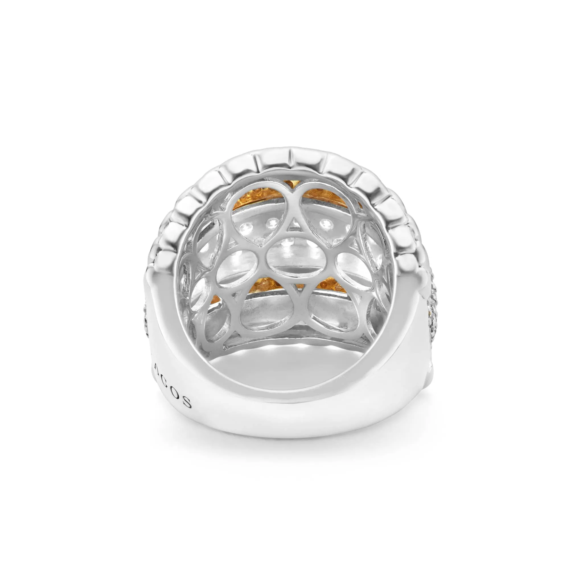 Caviar Lux Large Diamond Statement Ring
