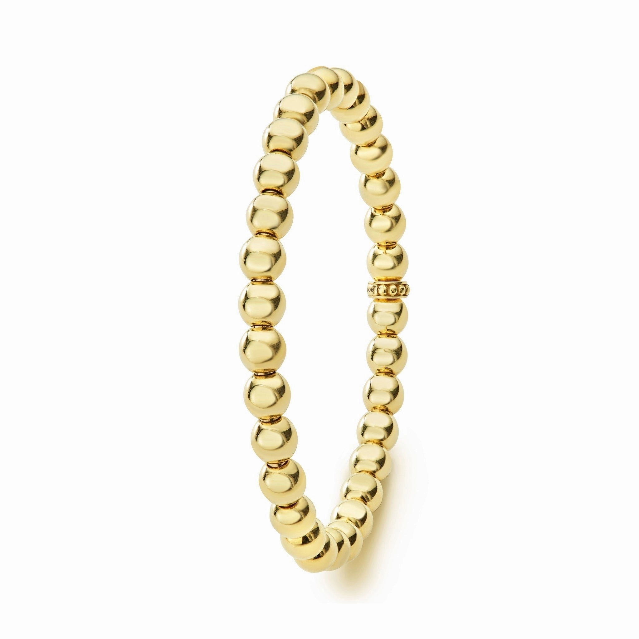 Caviar Gold 18K Gold Bead Bracelet | 6mm