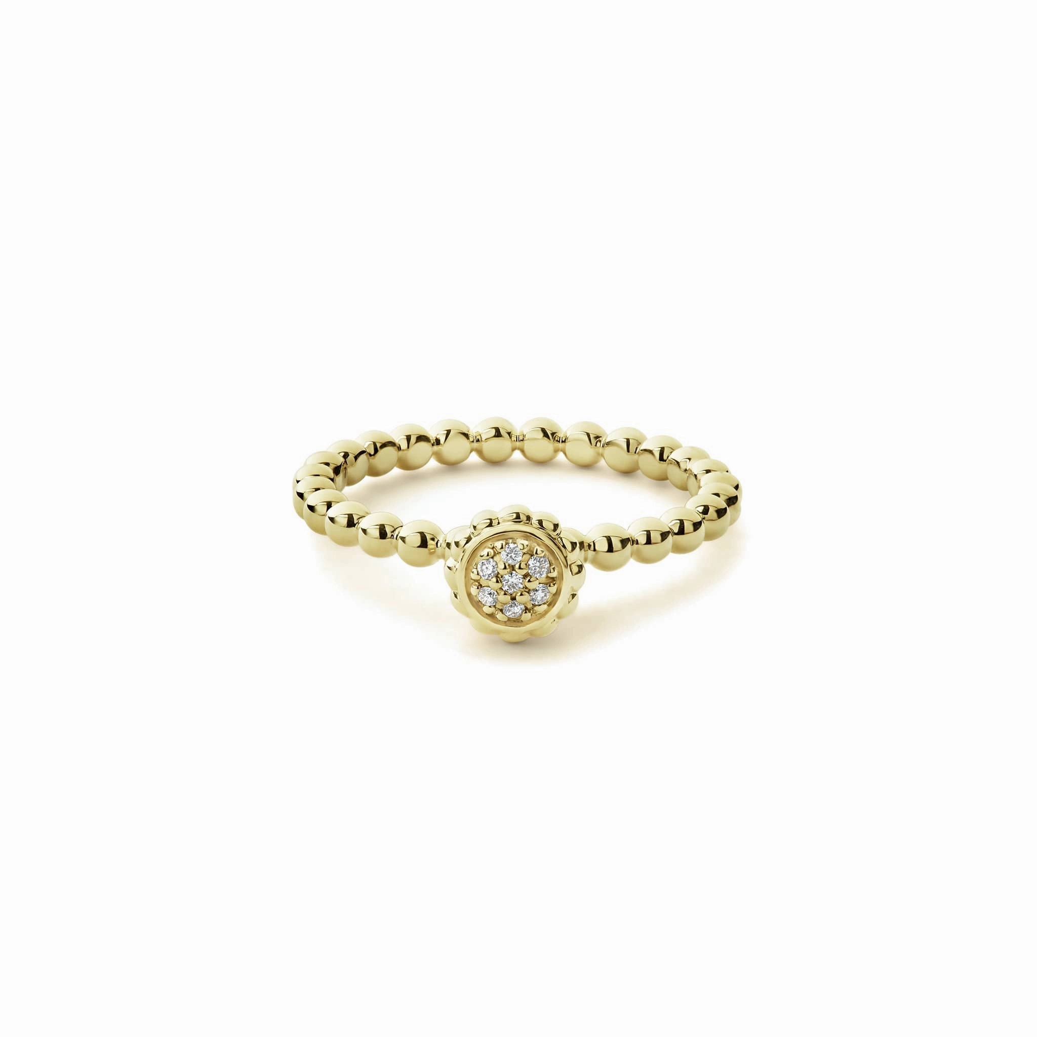 Caviar Gold 18K Gold Caviar Diamond Ring