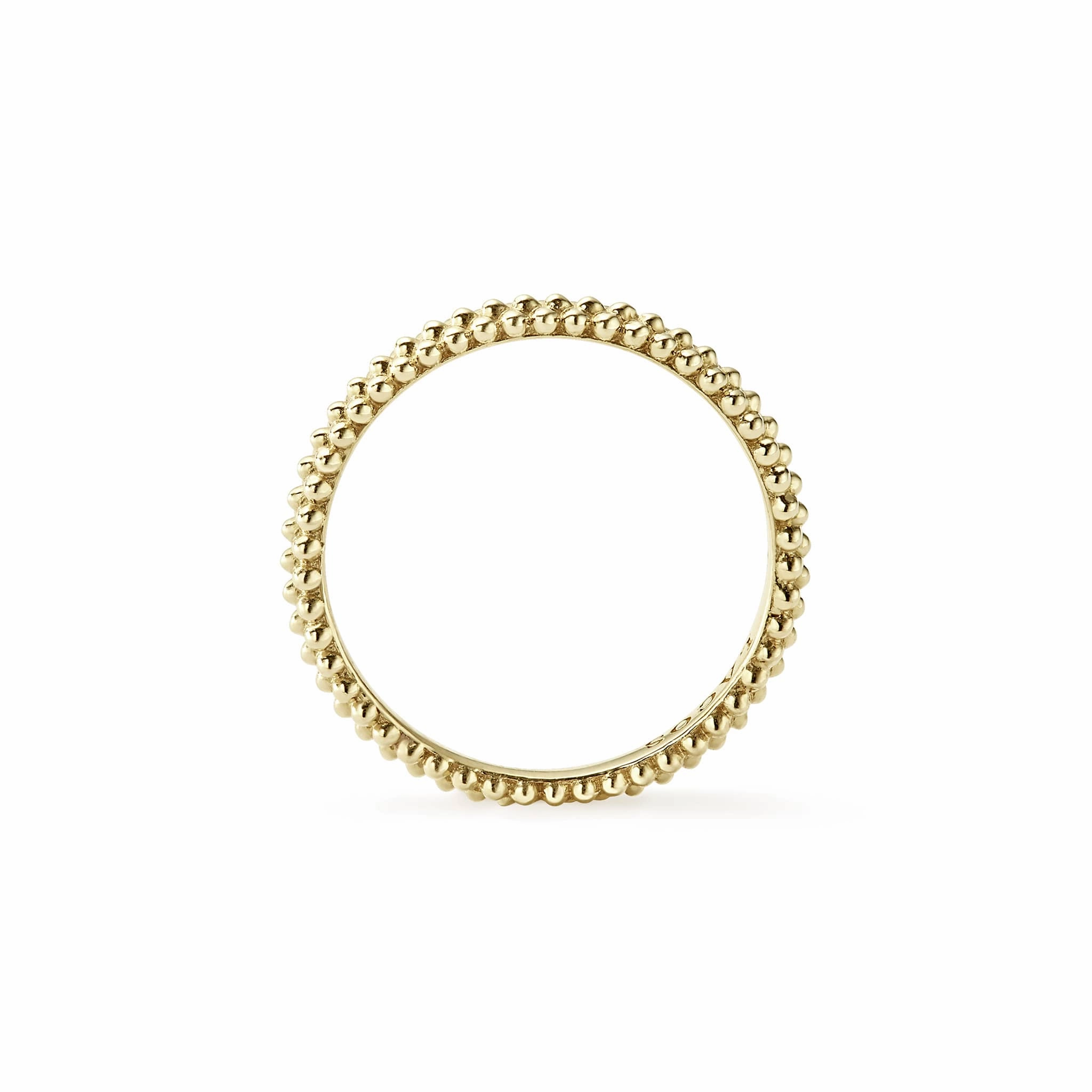 Caviar Gold 18K Gold Caviar Stacking Ring