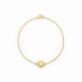 Caviar Gold 18K Gold Diamond Circle Bracelet