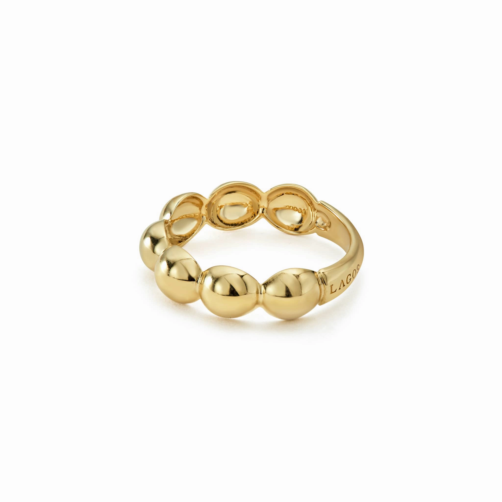Caviar Gold 18K Gold Fluted Ring