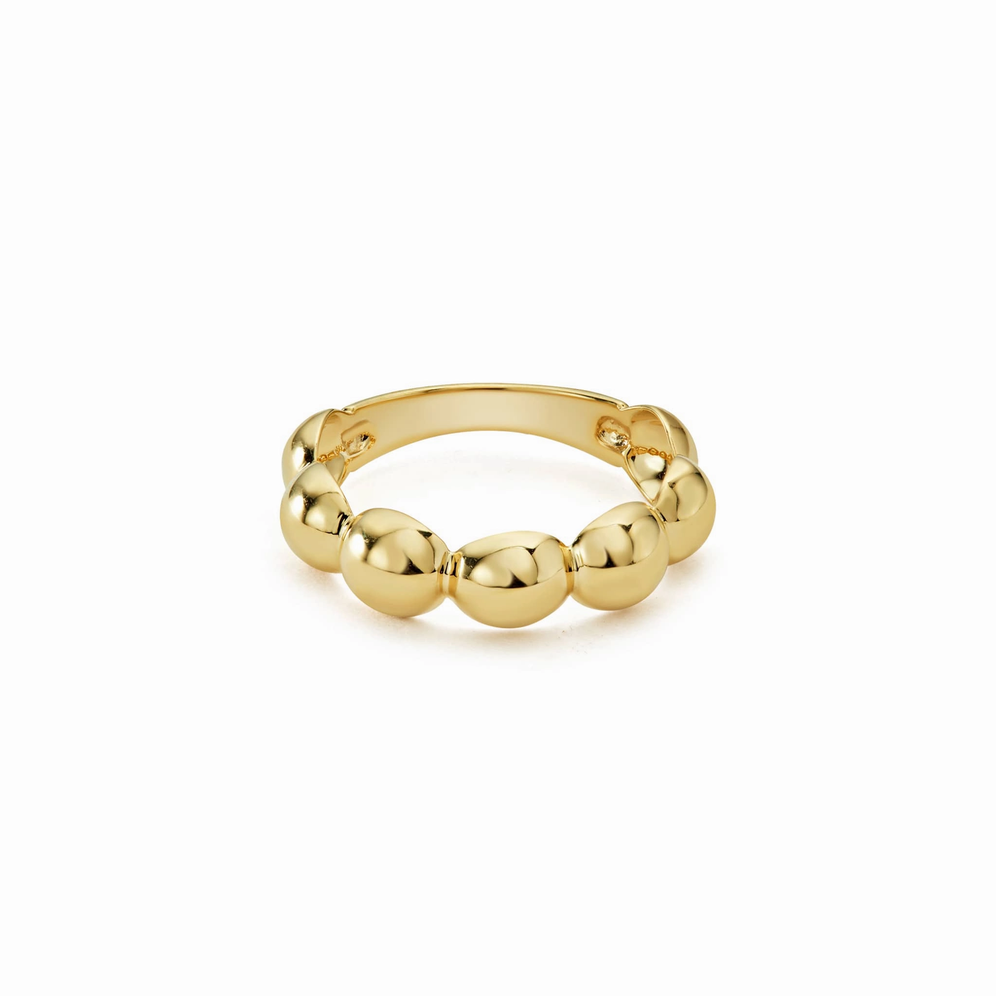 Caviar Gold 18K Gold Fluted Ring