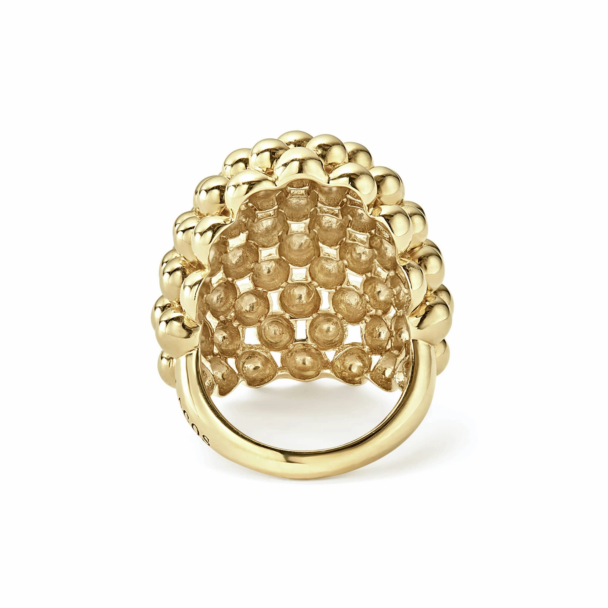 Caviar Gold 18K Gold Oval Statement Ring