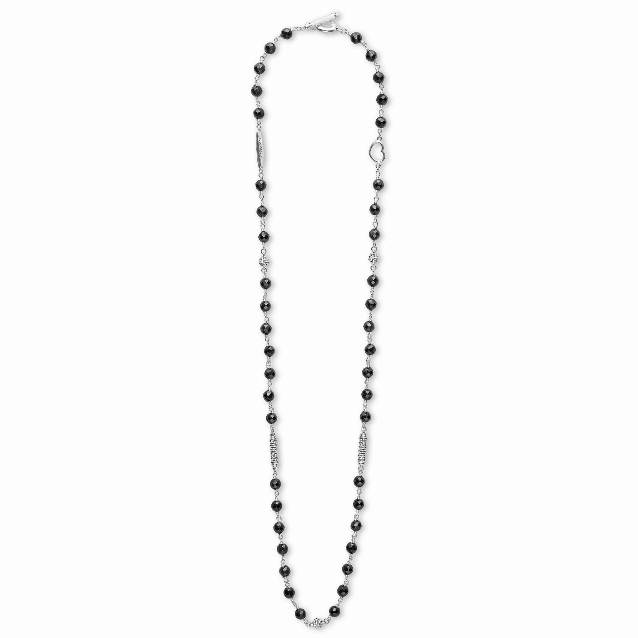 Caviar Icon Black Ceramic Beaded Necklace