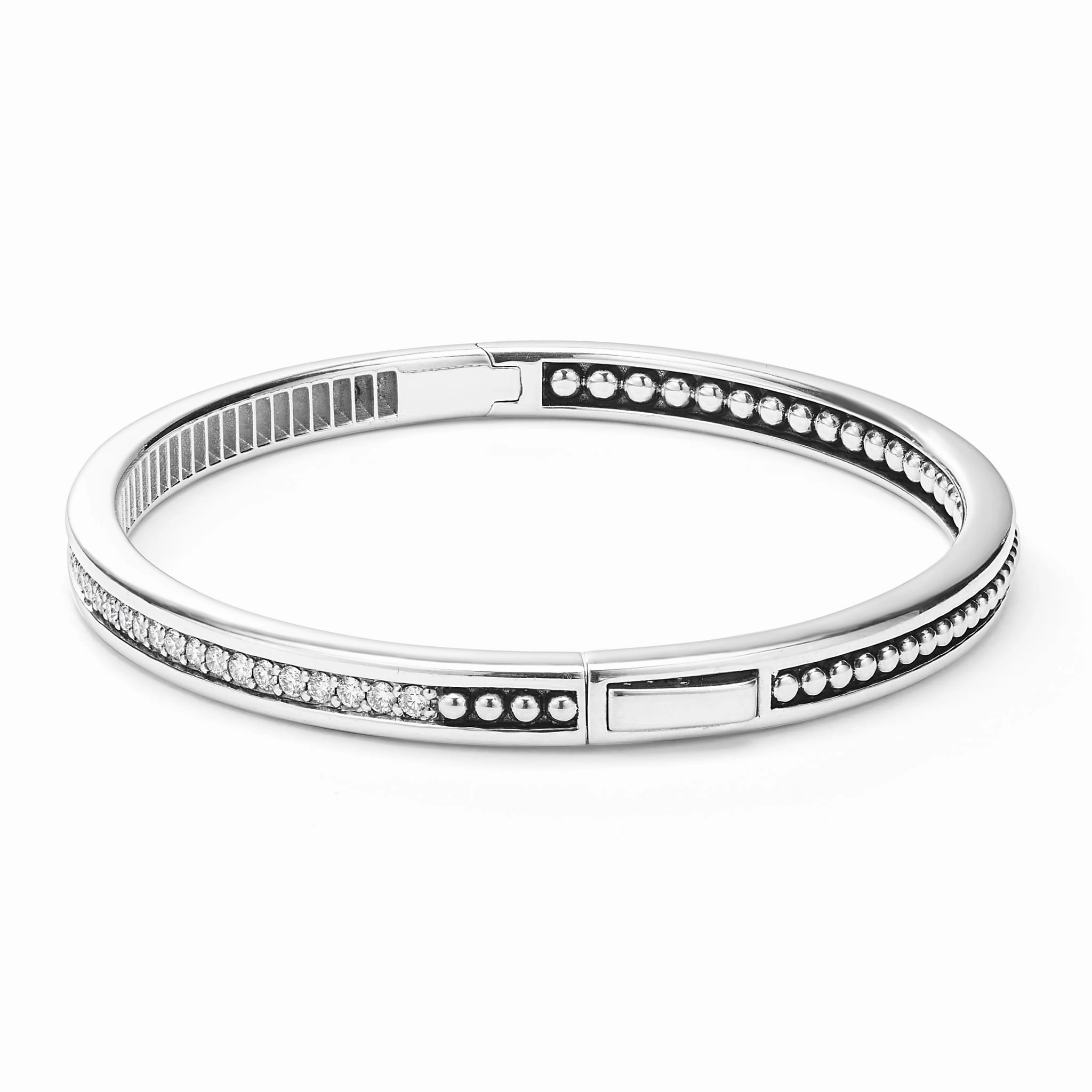 Caviar Spark Diamond Bangle Bracelet | 5mm