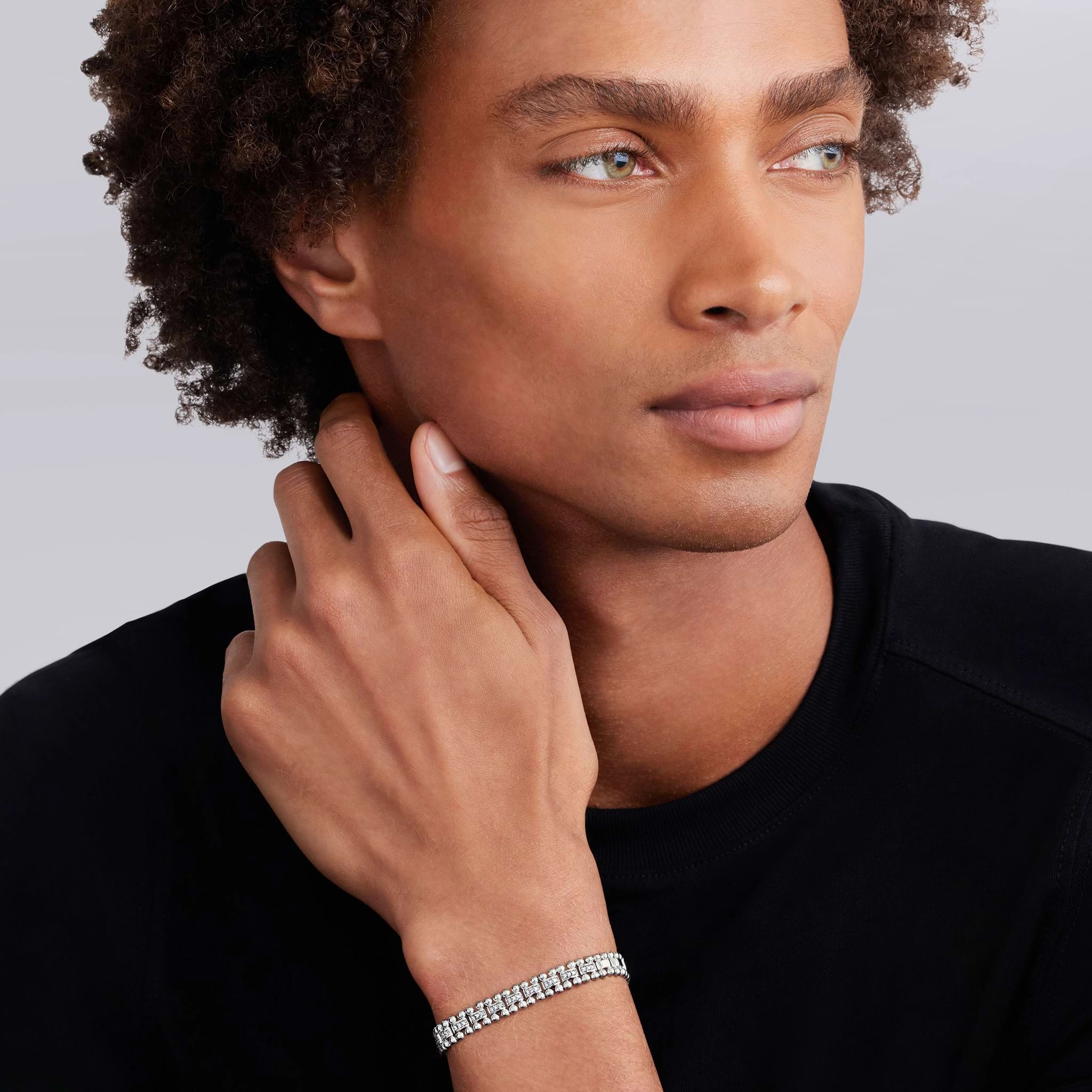 Caviar Spark Diamond Link Bracelet | 7mm