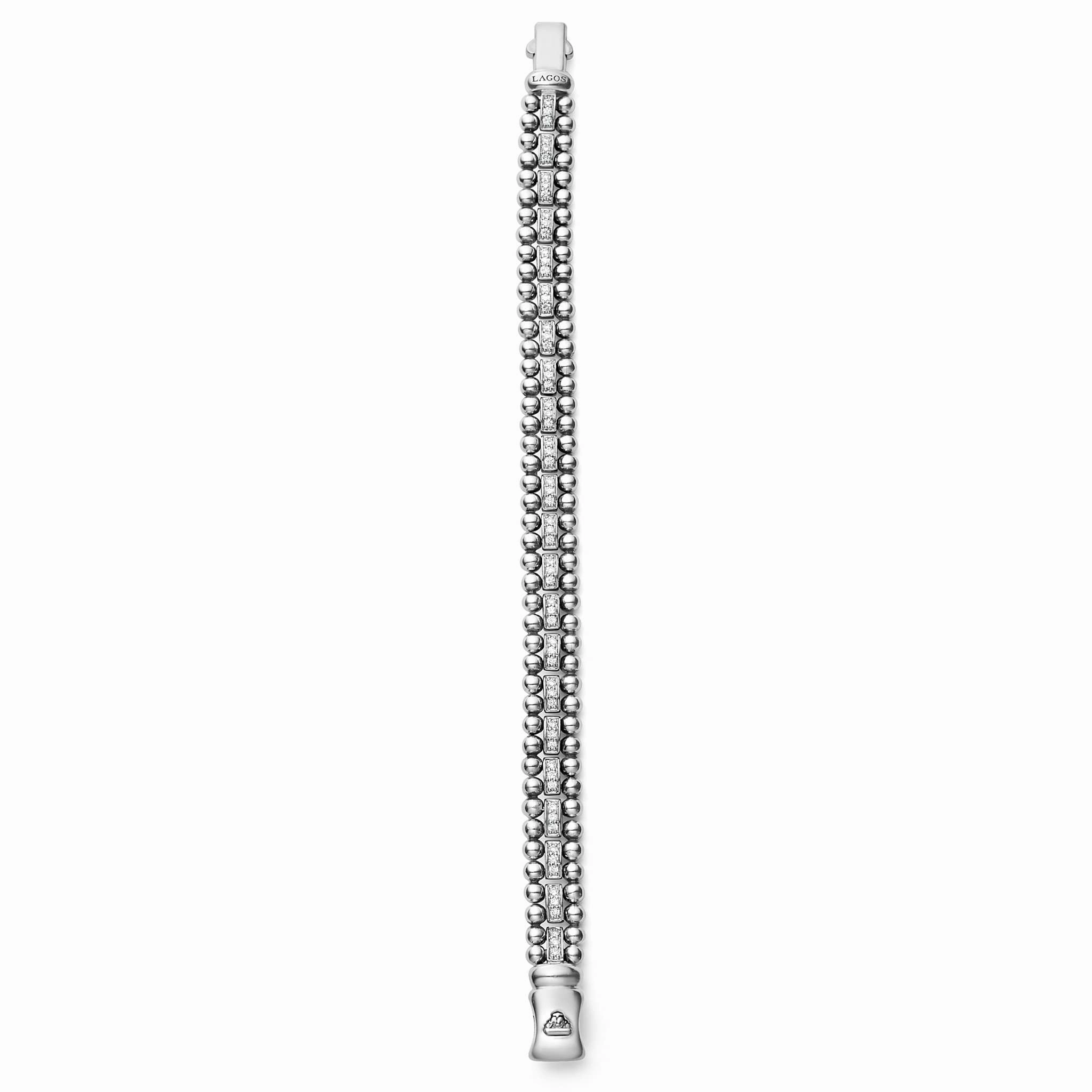Caviar Spark Diamond Link Bracelet | 9mm