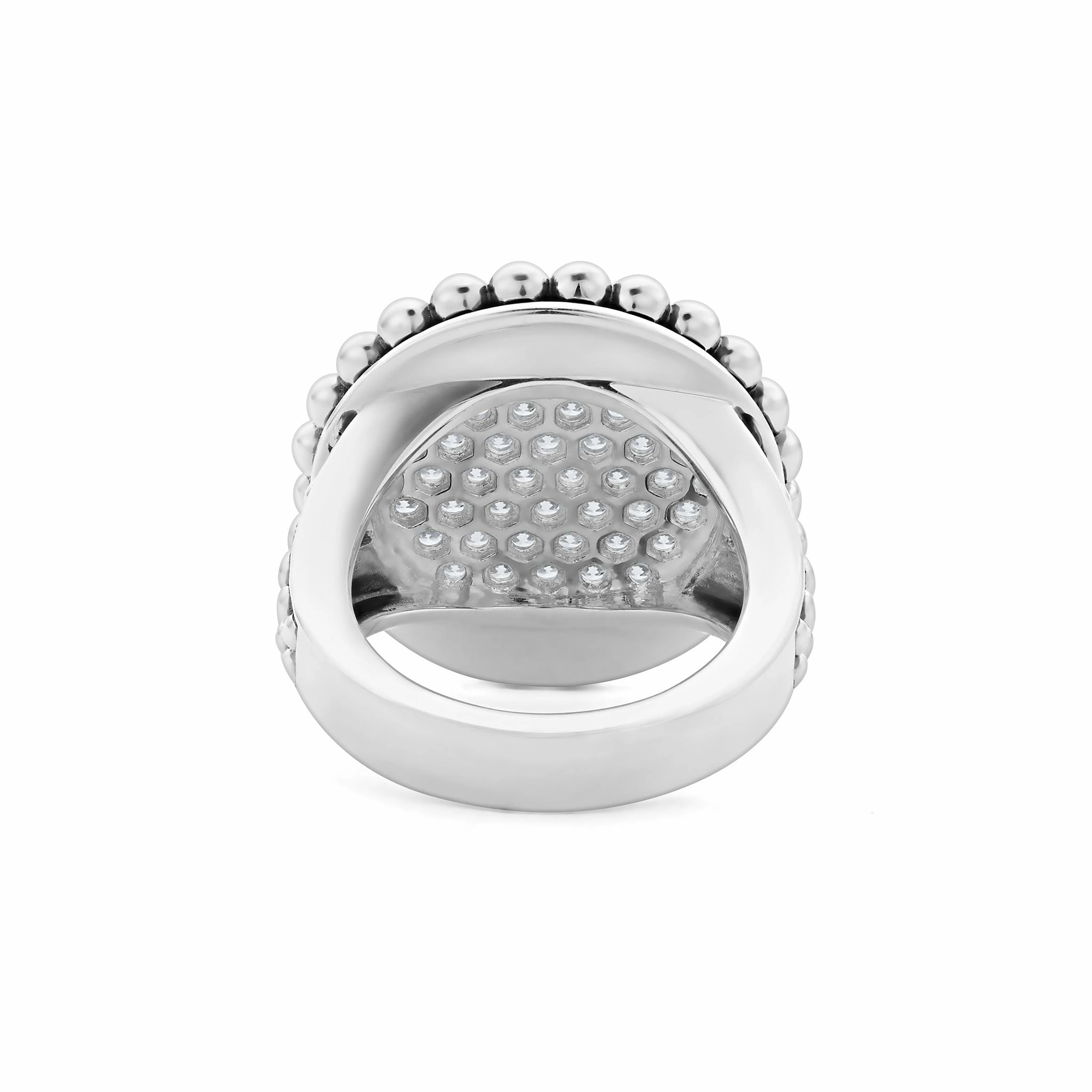 Caviar Spark Large Caviar Circle Diamond Ring