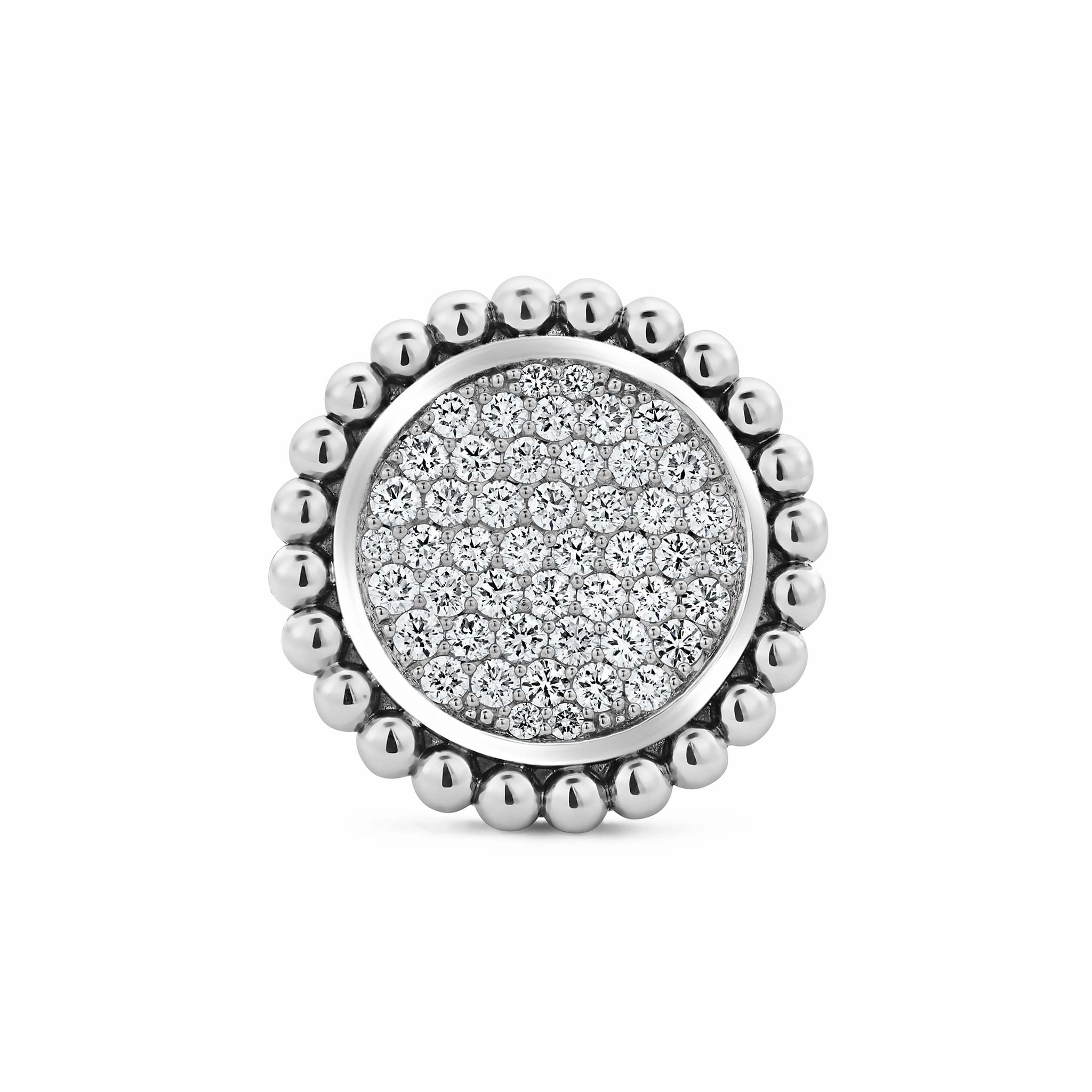 Caviar Spark Large Caviar Circle Diamond Ring