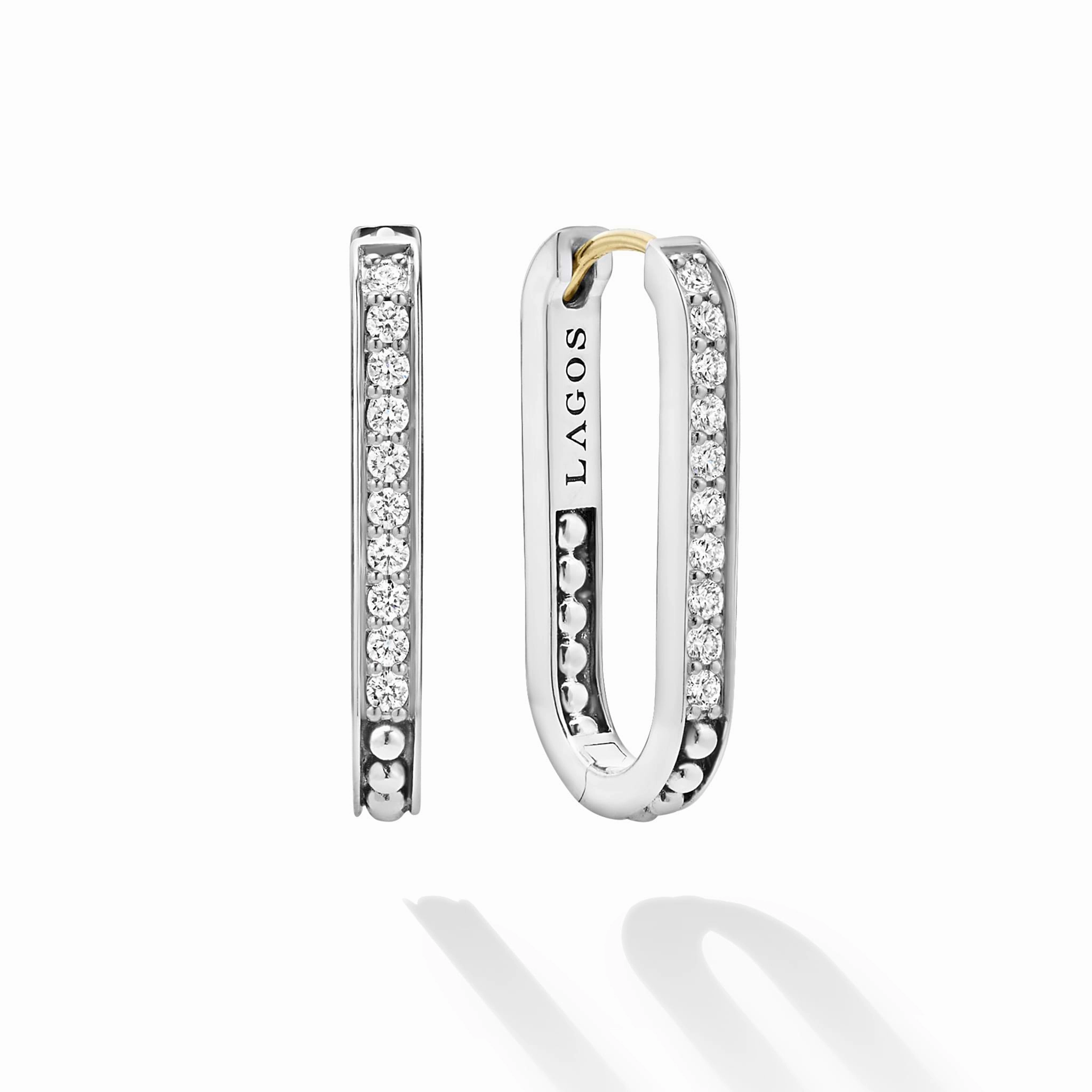 Caviar Spark Linear Diamond Earrings and Necklace Gift Set