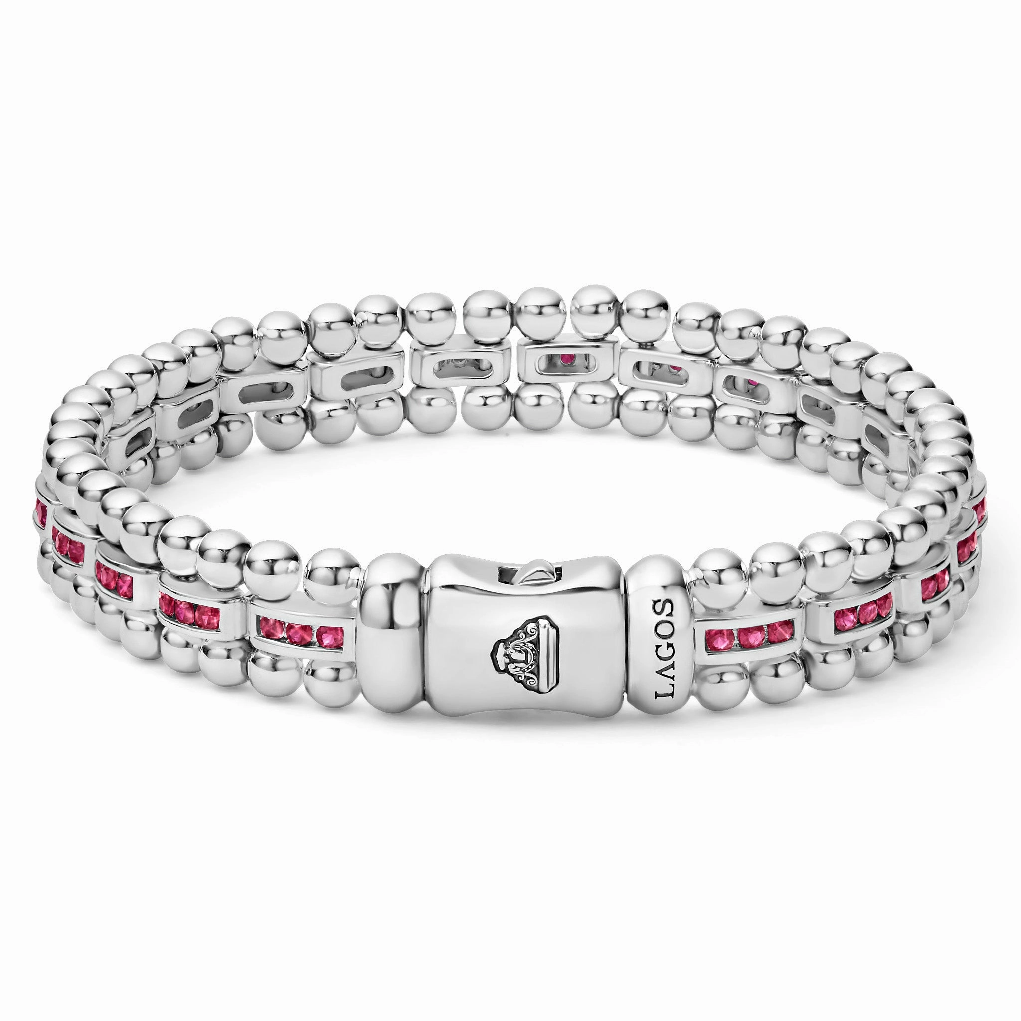 Caviar Spark Ruby Link Bracelet
