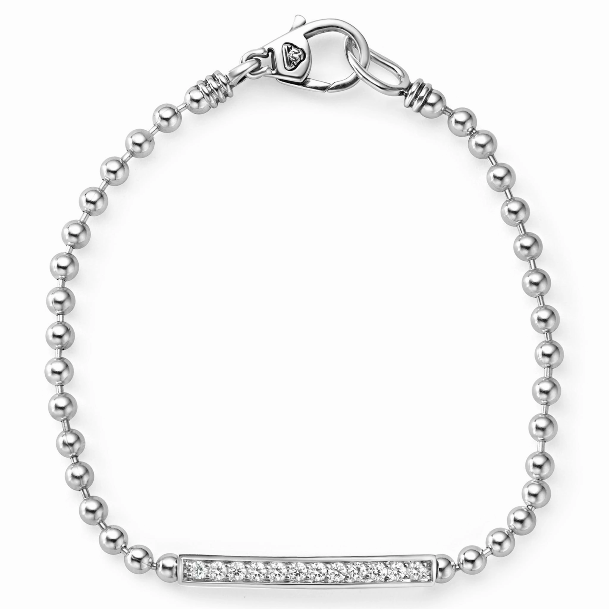 Caviar Spark Silver and Diamond Bangle Gift Set