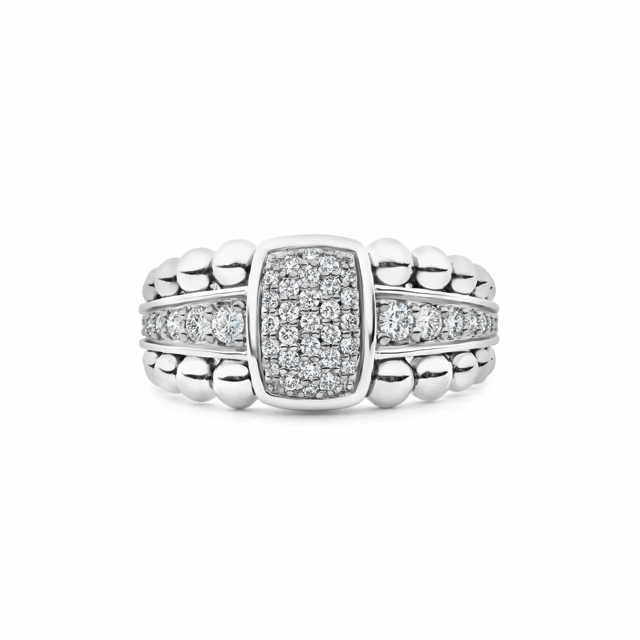 Caviar Spark Small Diamond Statement Ring