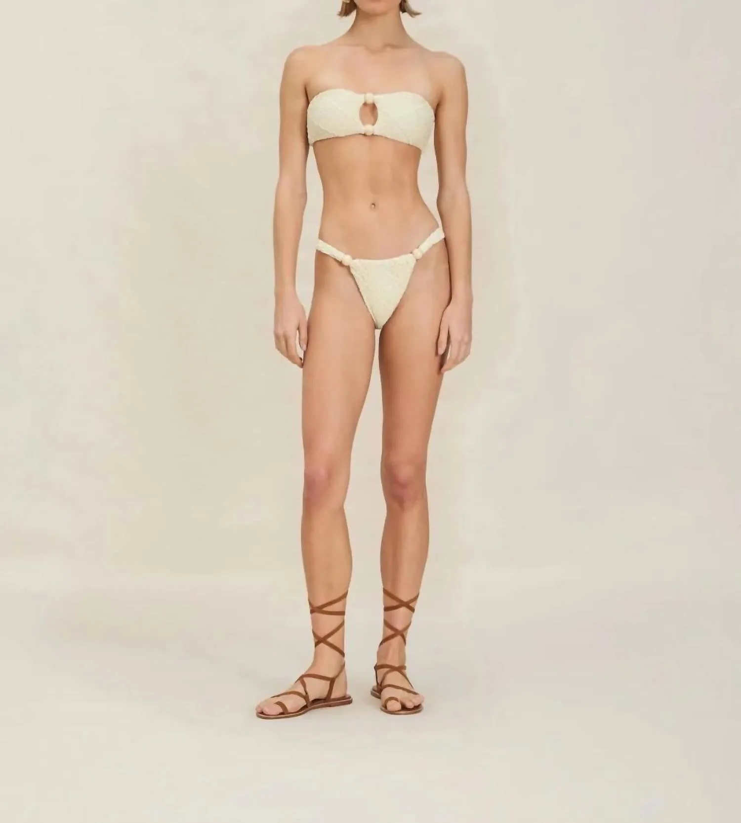 Cecilia Bikini Top In Butter