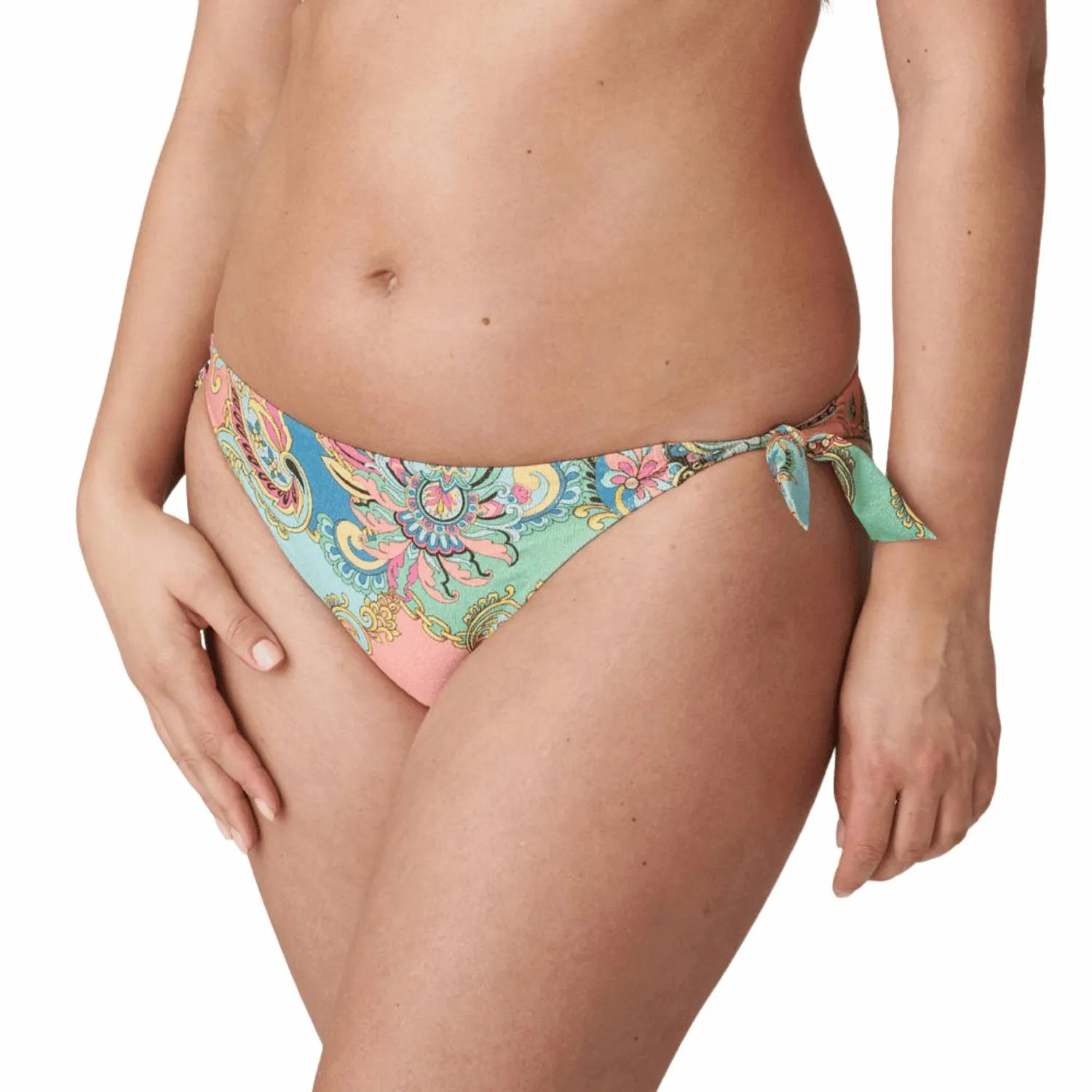 Celaya Side Tie Bikini Bottom In Italian Chic