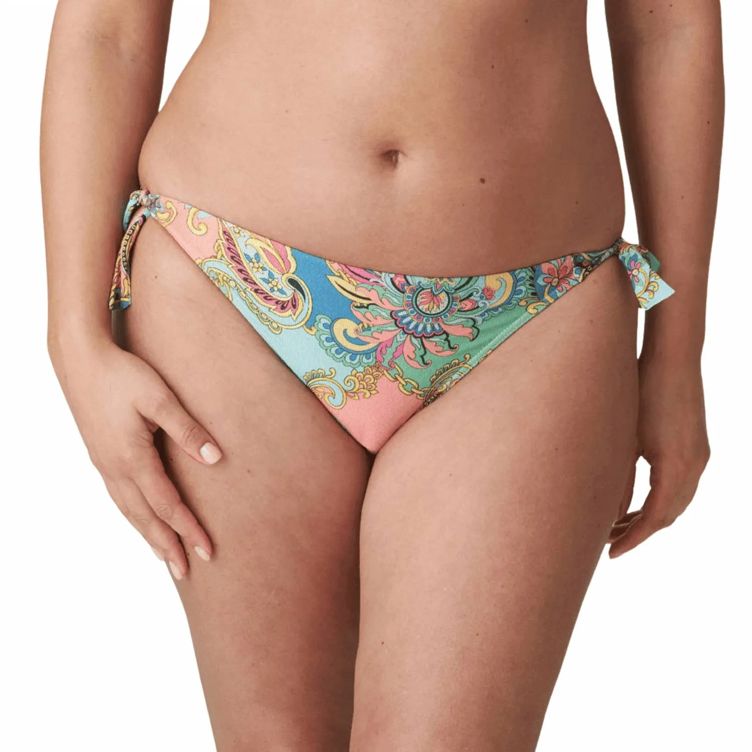 Celaya Side Tie Bikini Bottom In Italian Chic
