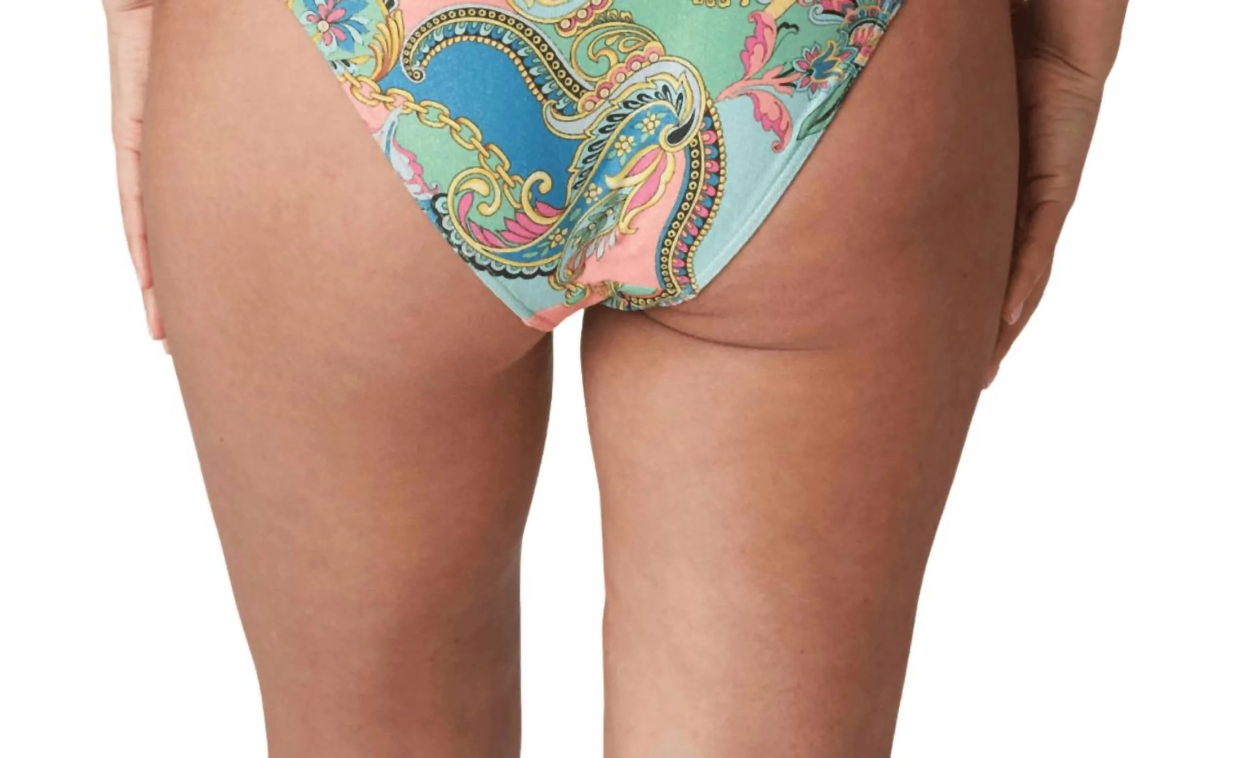 Celaya Side Tie Bikini Bottom In Italian Chic