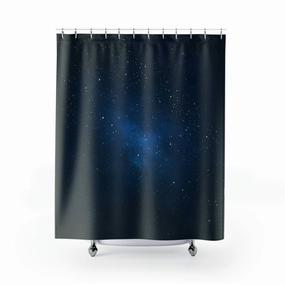 celestial shower curtain | Navy Blue Galaxy Bathroom Lighting,Home Lighting