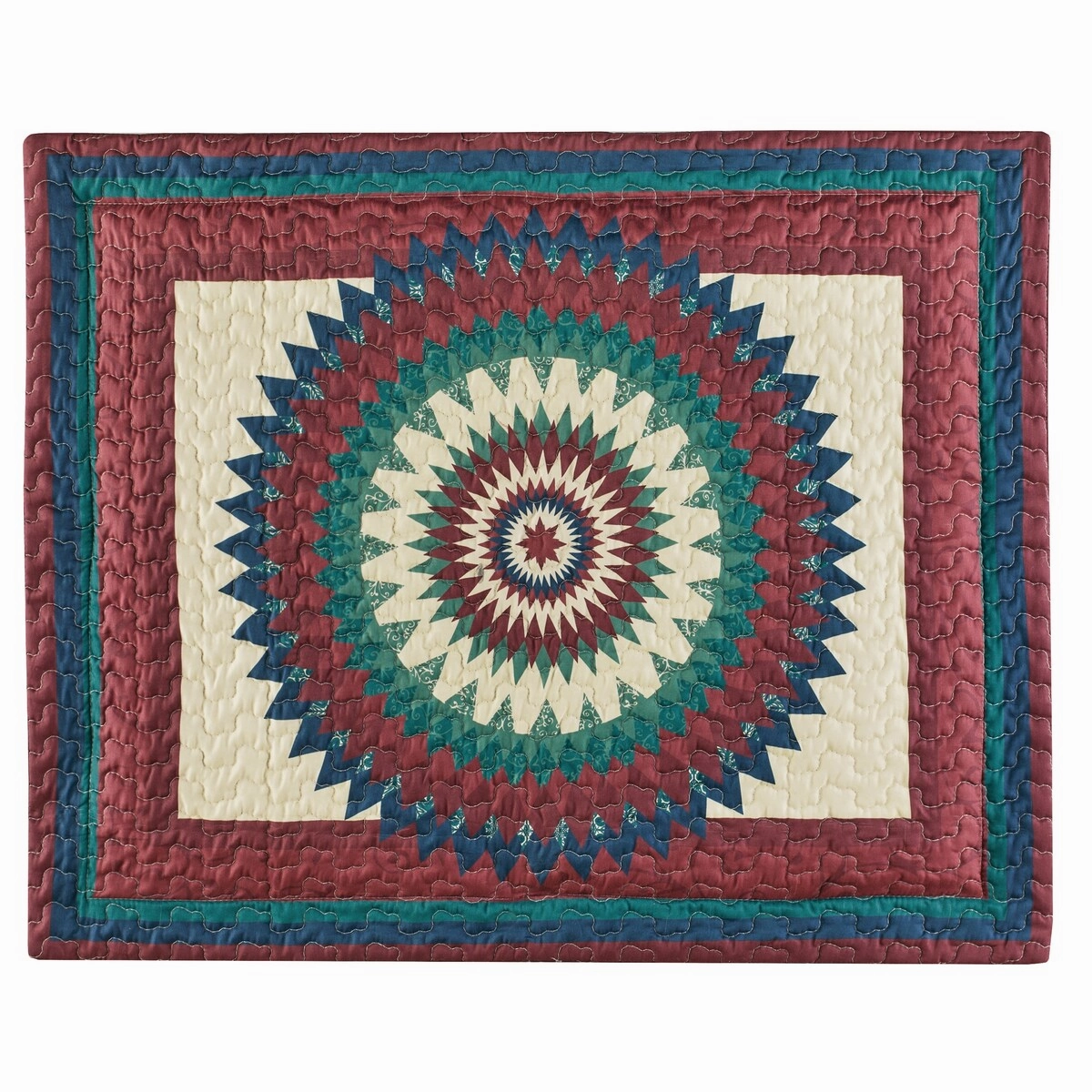 Center Circle Medallion Patchwork Style Pillow Sham pillowcases,cotton pillow covers,bed linen