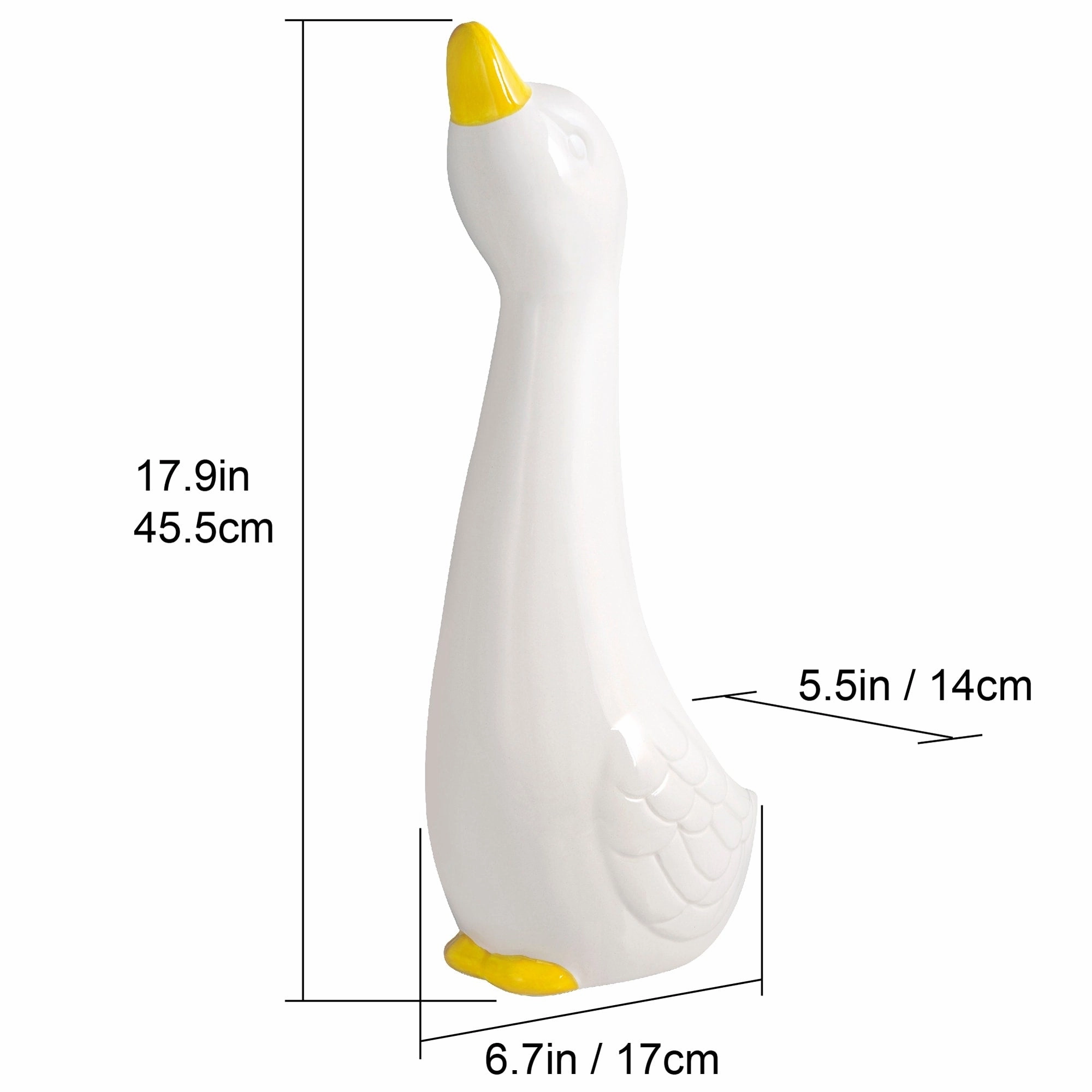 Ceramic Animal Toilet Brush Holder with Brush