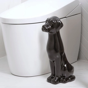 Ceramic Animal Toilet Brush Holder with Brush Toilet Brush,Bathroom Cleaner