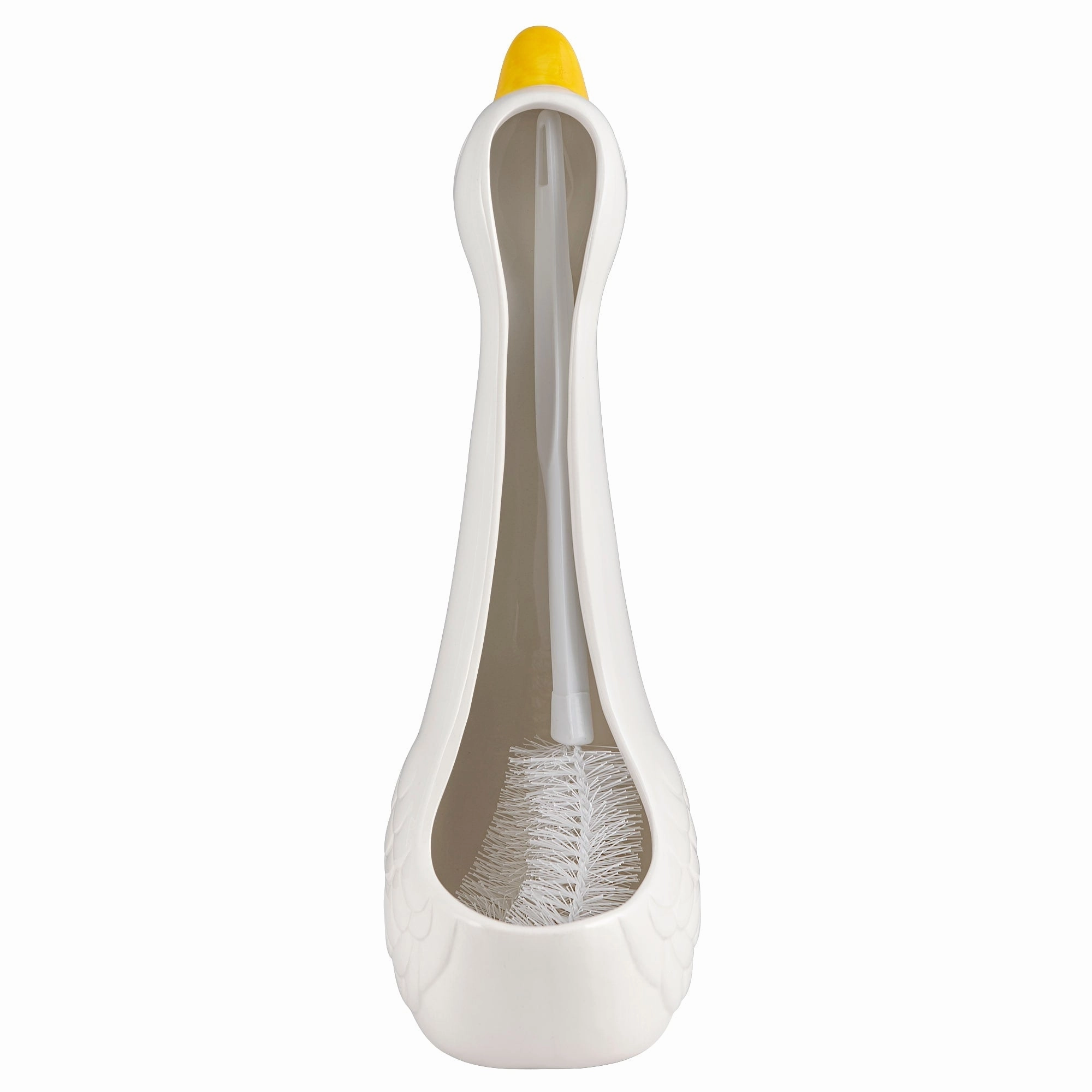 Ceramic Animal Toilet Brush Holder with Brush
