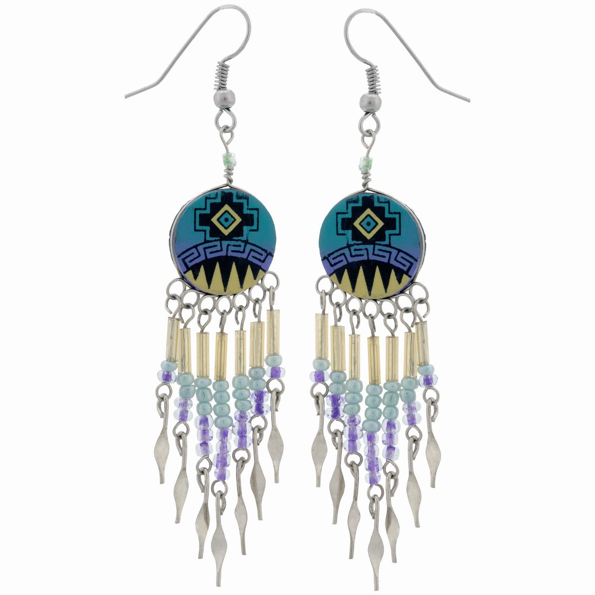 Ceramic Chandelier Earrings