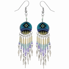 Ceramic Chandelier Earrings