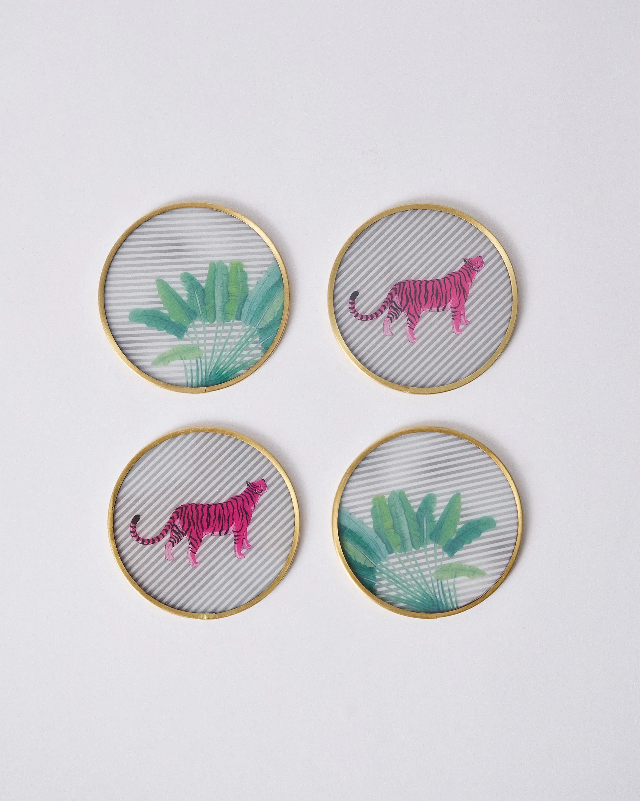 Ceylon Trail Coasters - Set of 4 sheet set, pillowcase