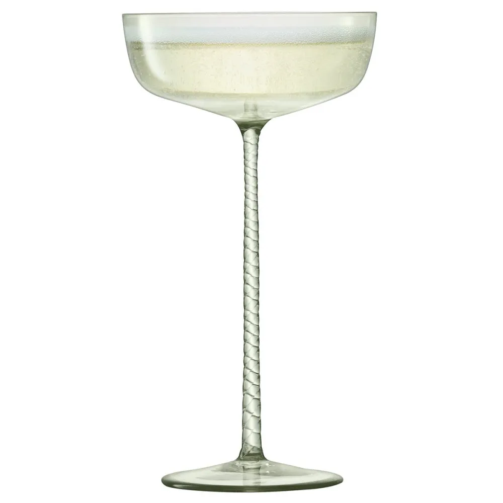 Champagne Theatre Set of 2 Saucers - 190ml; Smoke Grey