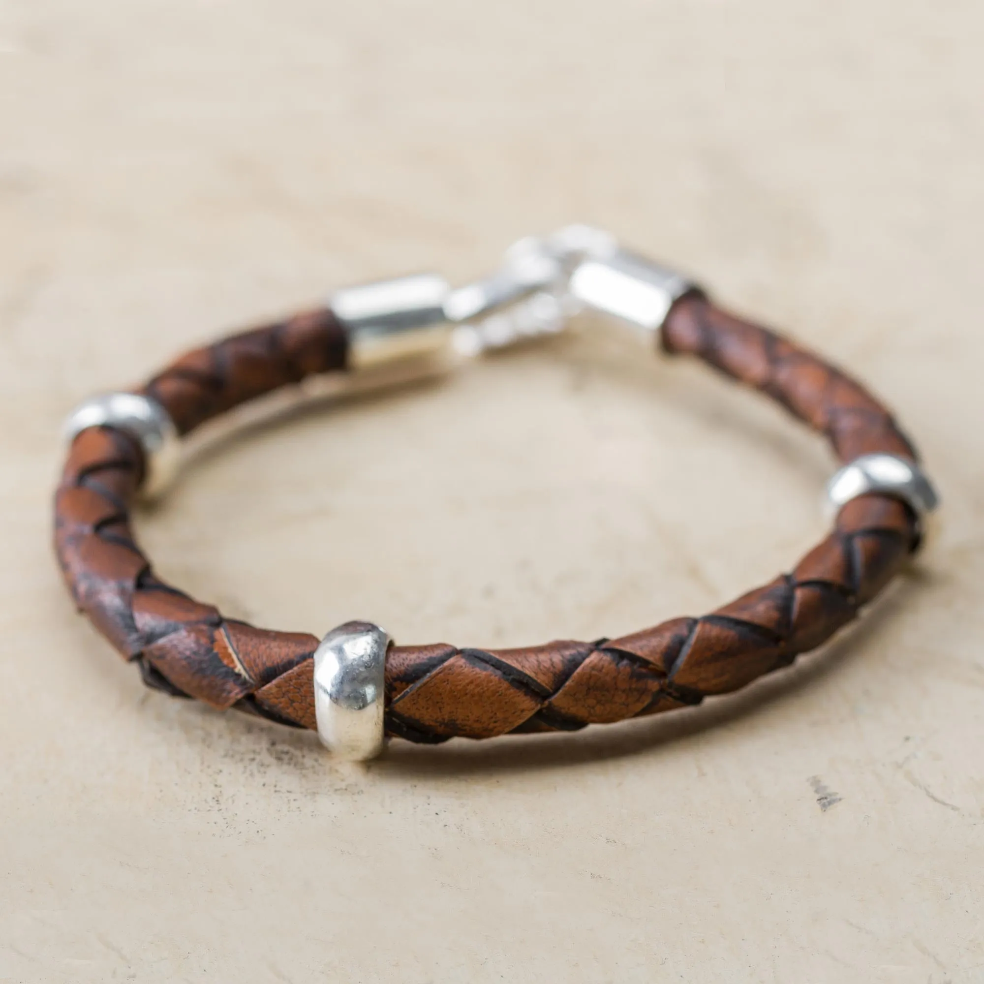 Chankas Warrior Leather Bracelet