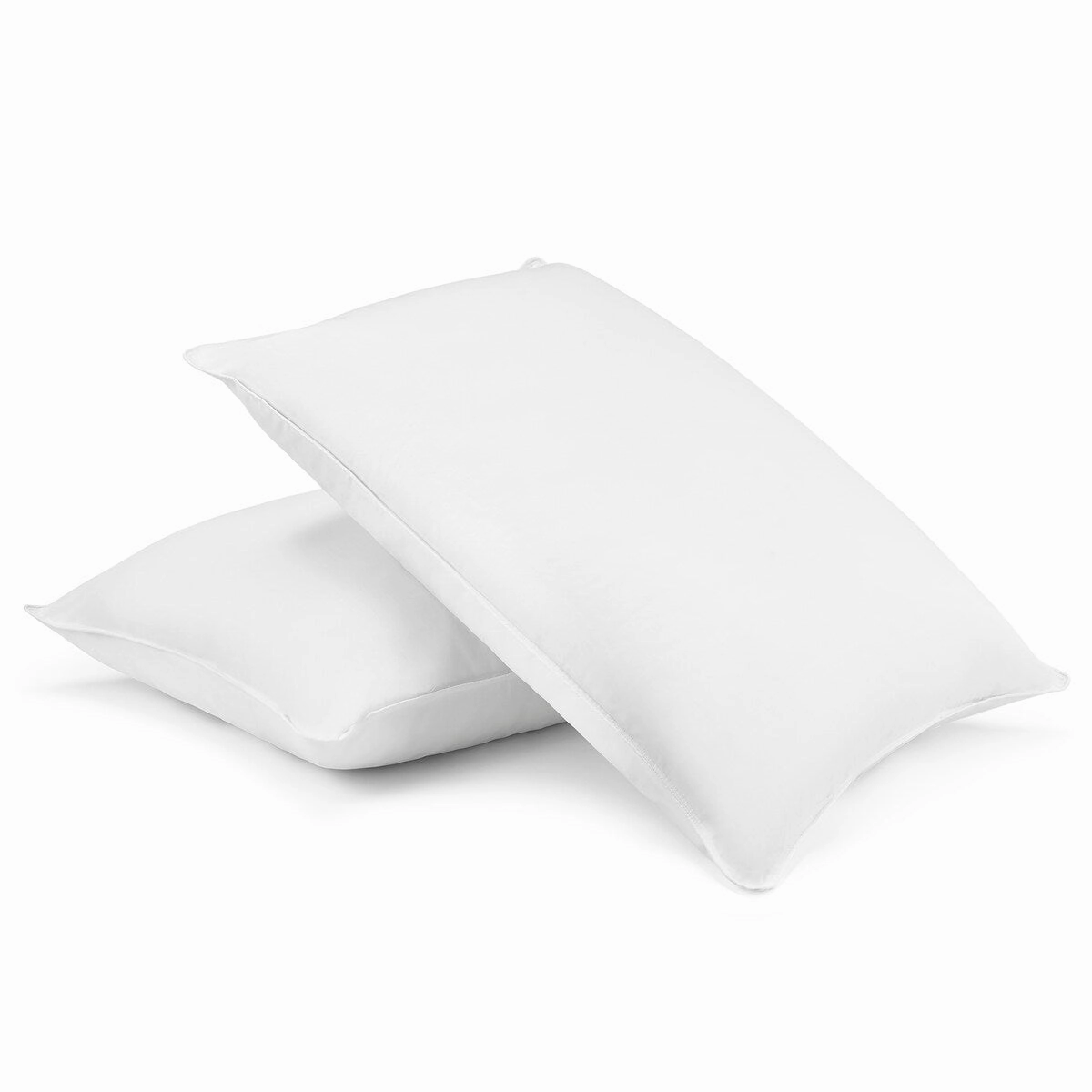 Chaps Eco-Smart Gel Twin Pack Pillow - White