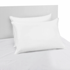 Chaps Eco-Smart Gel Twin Pack Pillow - White pillows,bed pillow,sleeping cushion